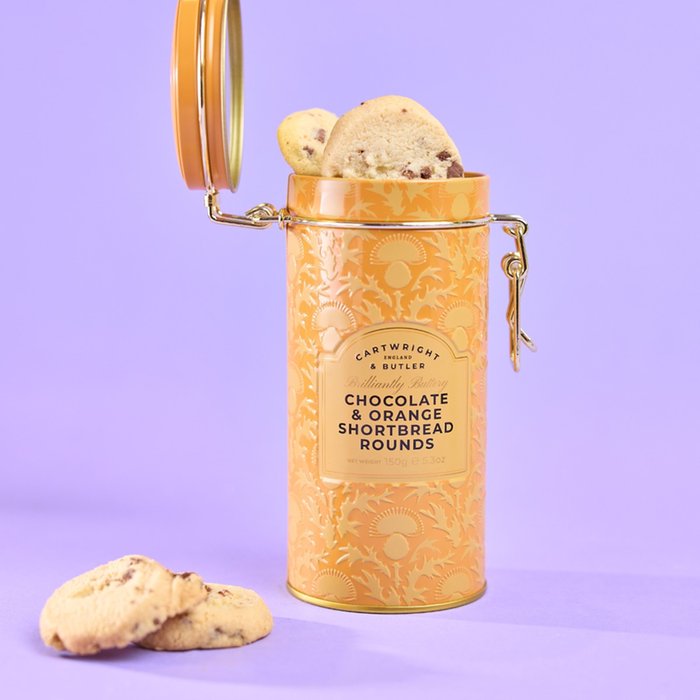 C&B Chocolate & Orange Shortbread Rounds