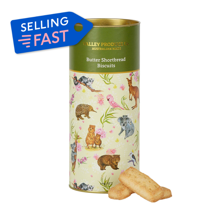 Pure Butter Shortbread Yellow Embossed Tube