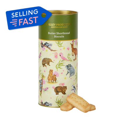 Pure Butter Shortbread Yellow Embossed Tube