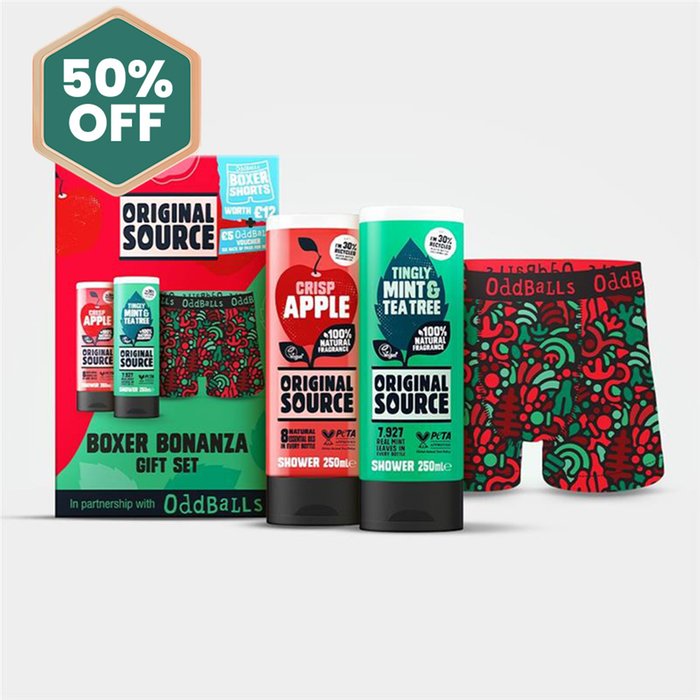 Original Source Shower Gel & Boxers Gift Set