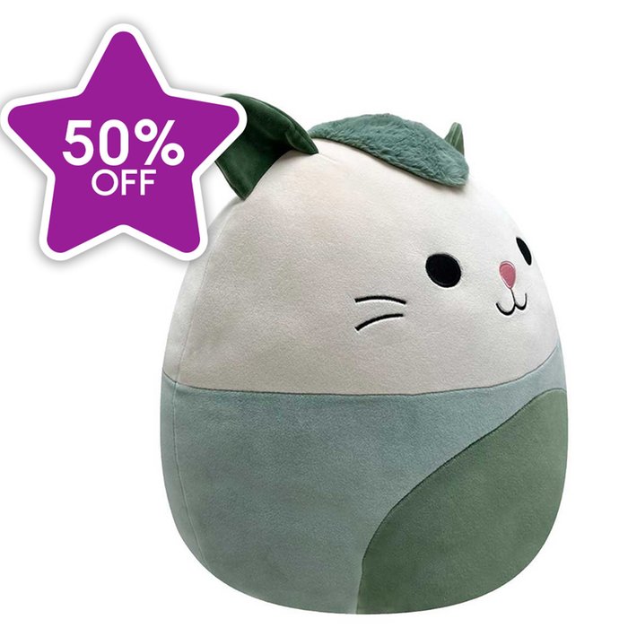 Squishmallows 40cm Willoughby the Green Possum 