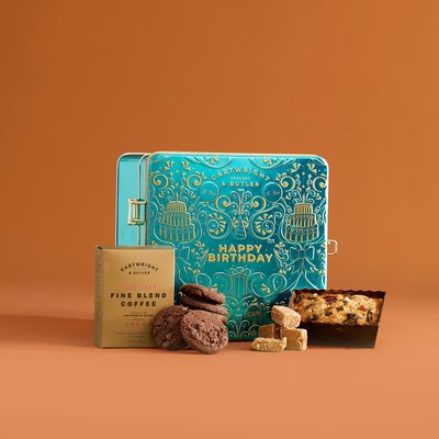 C&B Happy Birthday Coffee and Cake Gift Tin