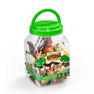 Awesome Animals Discover the Farm Figure Tub