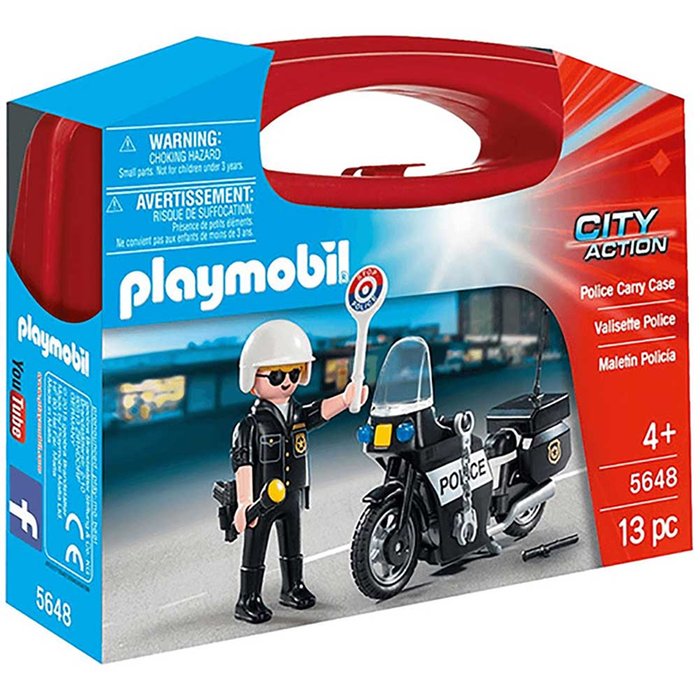 Playmobil 5648 City Action Small Police Carry Case