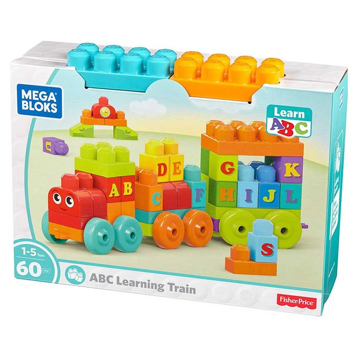 Mega Bloks First Builders Alphabet Train - 60 Bricks