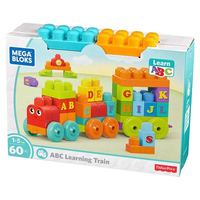 Mega Bloks First Builders Alphabet Train - 60 Bricks