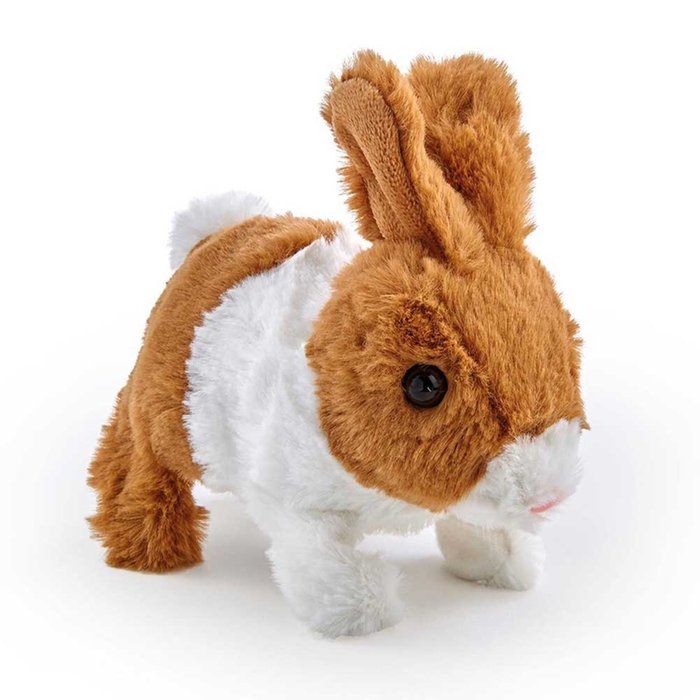 Pitter Patter Pets Teeny Weeny Brown Bunny Electronic Pet