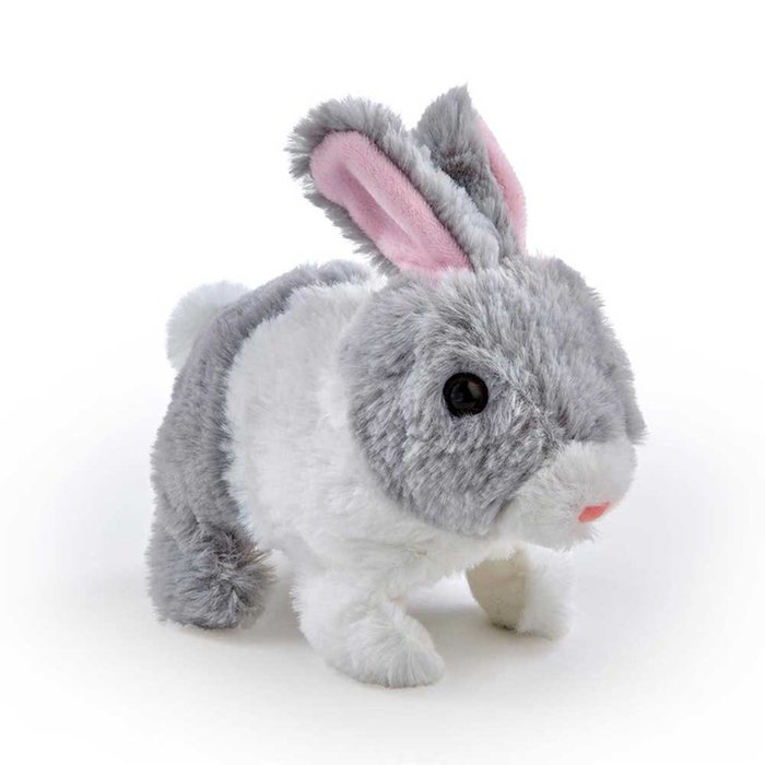 Pitter Patter Pets Teeny Weeny Grey Bunny Electronic Pet | Moonpig