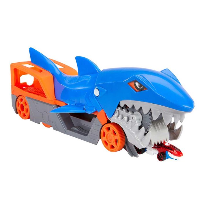 Hot Wheels Shark Chomp Transporter Car Playset