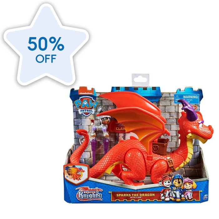 Paw Patrol Rescue Knights - Sparks the Dragon