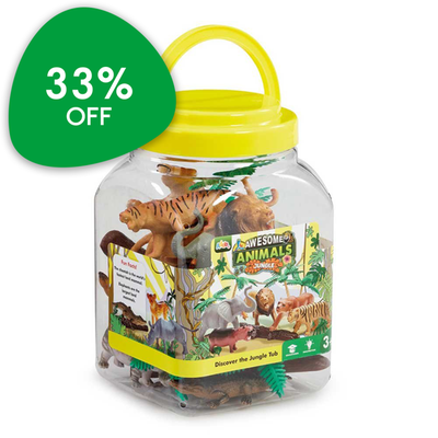 Awesome Animals Discover the Jungle Figure Tub