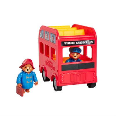 Paddington Bear Play Bus with 2 Figures Playset