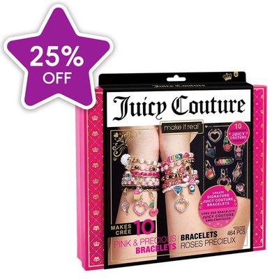 Juicy Couture Pink & Precious Bracelets Craft Set