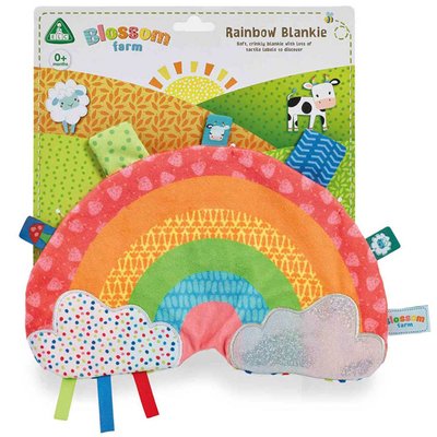 Blossom Farm Rainbow Blankie Sensory Toy