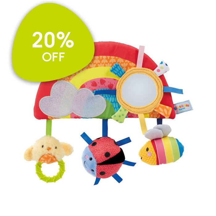 Blossom Farm Activity Sensory Pram Toy