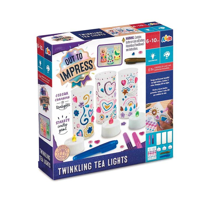 Out to Impress Twinkling Tea Lights Craft Set