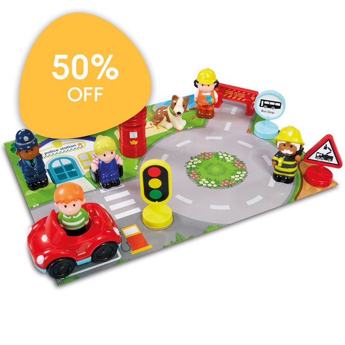 Happyland Busy Town Playset