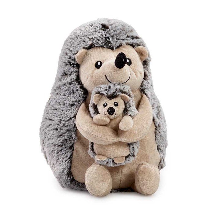 Snuggle Buddies Mummy and Baby Hedgehog Soft Toy