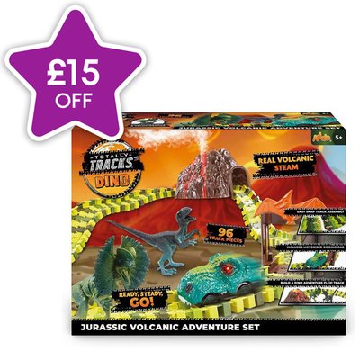 Totally Tracks Jurassic Volcanic Adventure Playset