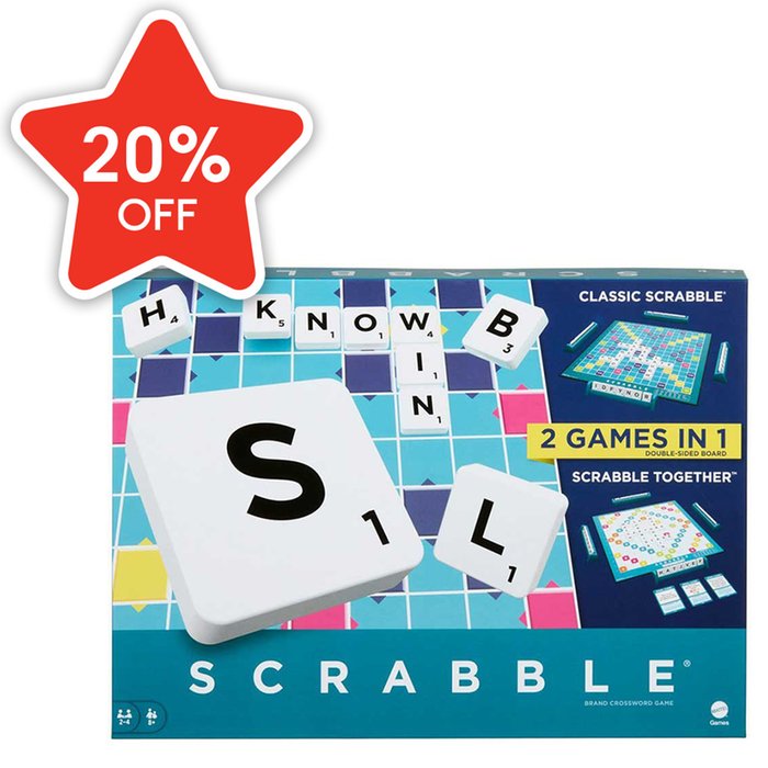 Scrabble 2-in-1 Double Sided Board Game