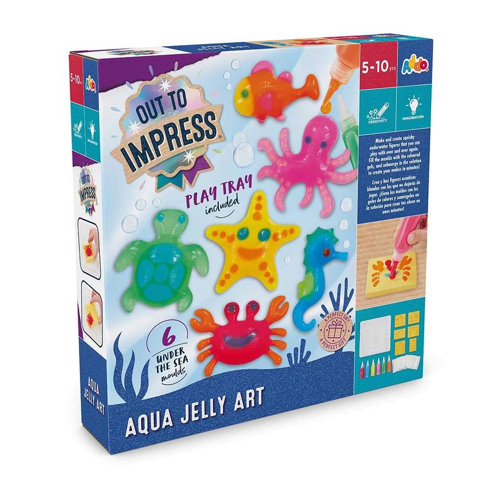 The Entertainer Out To Impress Aqua Jelly Art Craft Set