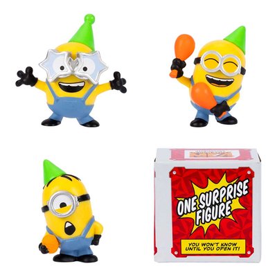 Despicable Me 4 Minions Party Bus Bunch 4 Figure Pack