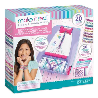 Make It Real Friendship Bracelet Maker Craft Set