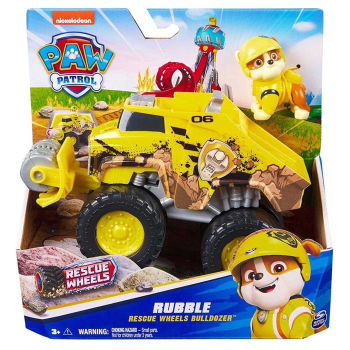 Paw Patrol Rescue Wheels Bulldozer Rubble Vehicle