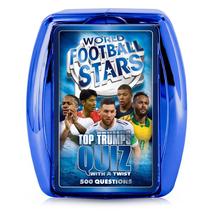 Top Trumps World Football Stars Quiz Card Game