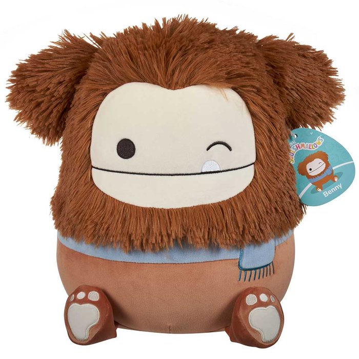 Squishmallows 30cm Benny the Winking Brown Bigfoot 