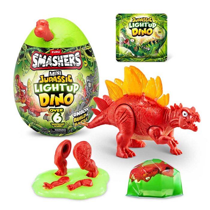 Smashers Mini Jurassic Light Up Dino Egg by ZURU