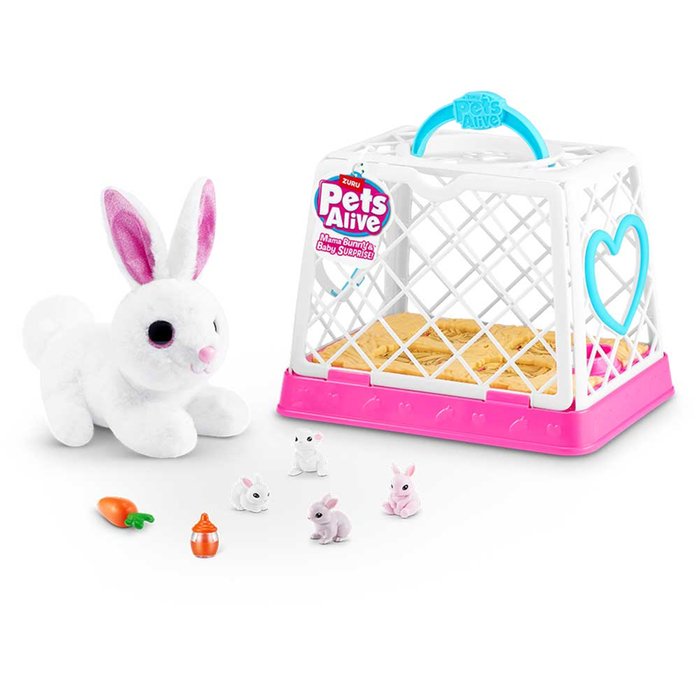 Pets Alive Mama Bunny & Baby Surprise Electronic Pet 