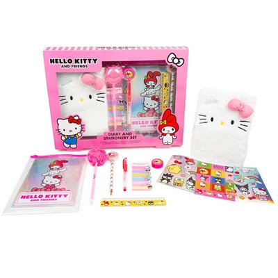 Hello Kitty and Friends Diary and Stationery Set