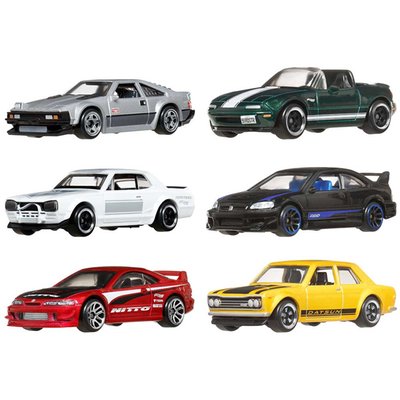 Hot Wheels Streets of Japan Vehicle 6 Pack