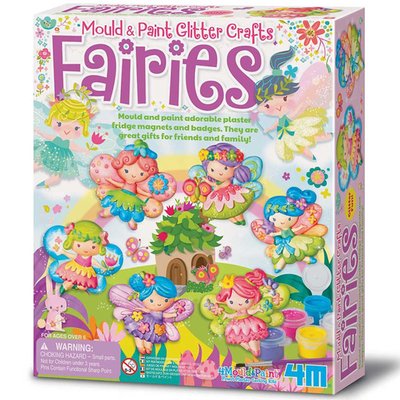 Mould & Paint Glitter Crafts Fairies Craft Set