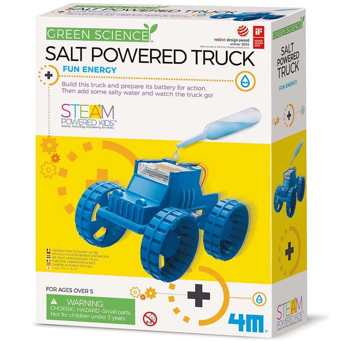 Green Science Salt Powered Truck STEM Set