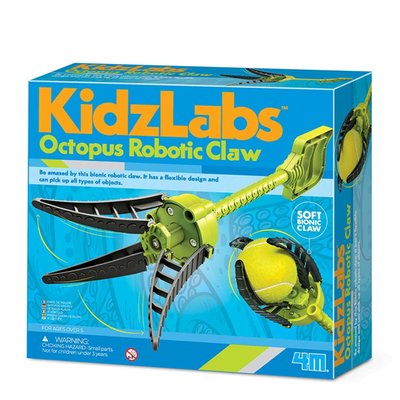 KidzLabz Octopus Robotic Claw STEM Set