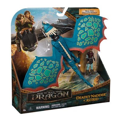 How to Train Your Dragon Deadly Nadder and Astrid Figures