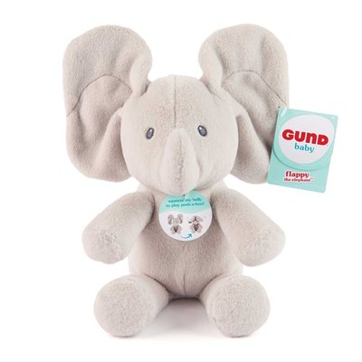 GUND Baby Peek-a-Boo Flappy Elephant Soft Toy
