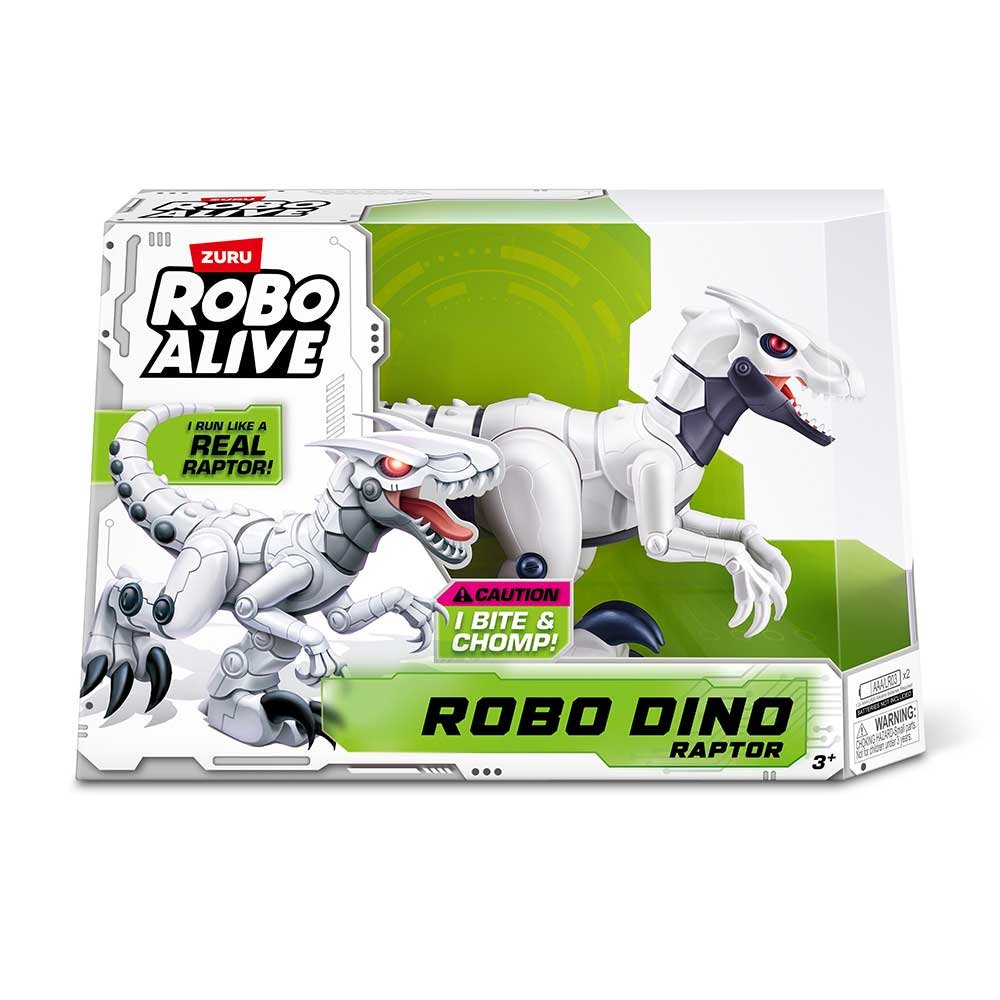 The Entertainer Robo Alive Robo Dino Raptor Electronic Pet By Zuru