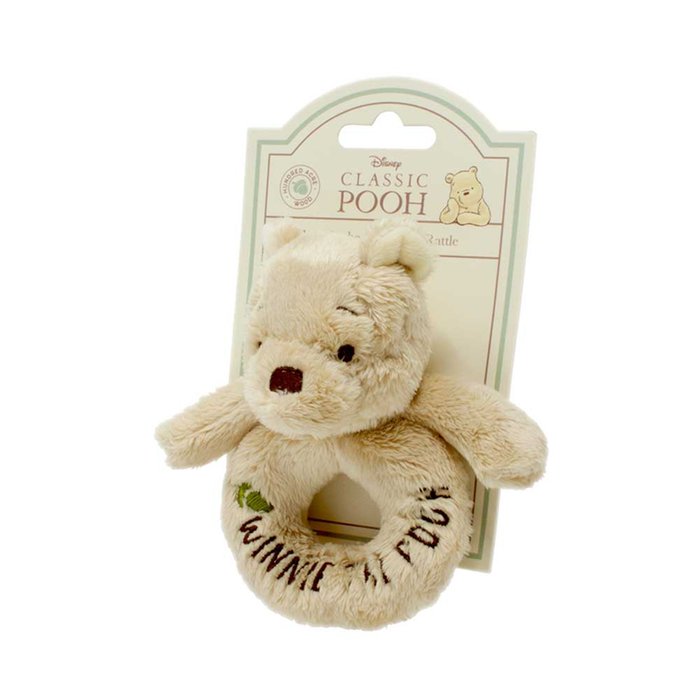 Winnie the Pooh Classic Piglet Rattle 12cm | Moonpig