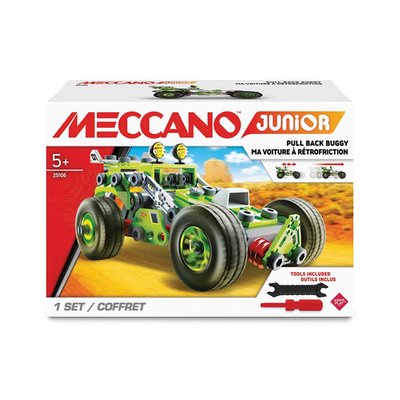 Meccano Junior Pull Back Buggy Construction Set
