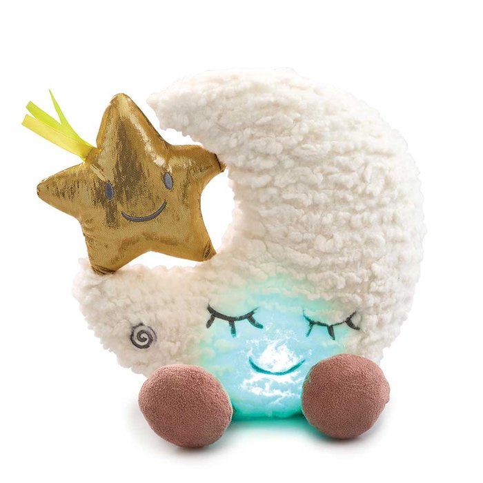 Snuggle Buddies Light Up Moon Soft Toy