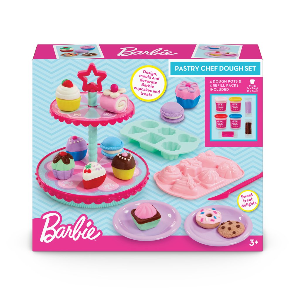 The Entertainer Barbie Pastry Chef Dough Playset