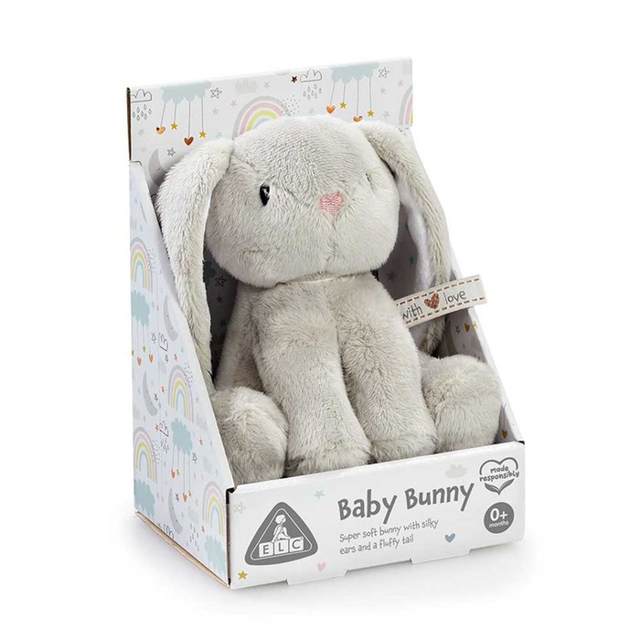 Early Learning Centre Grey Baby Bunny Soft Toy