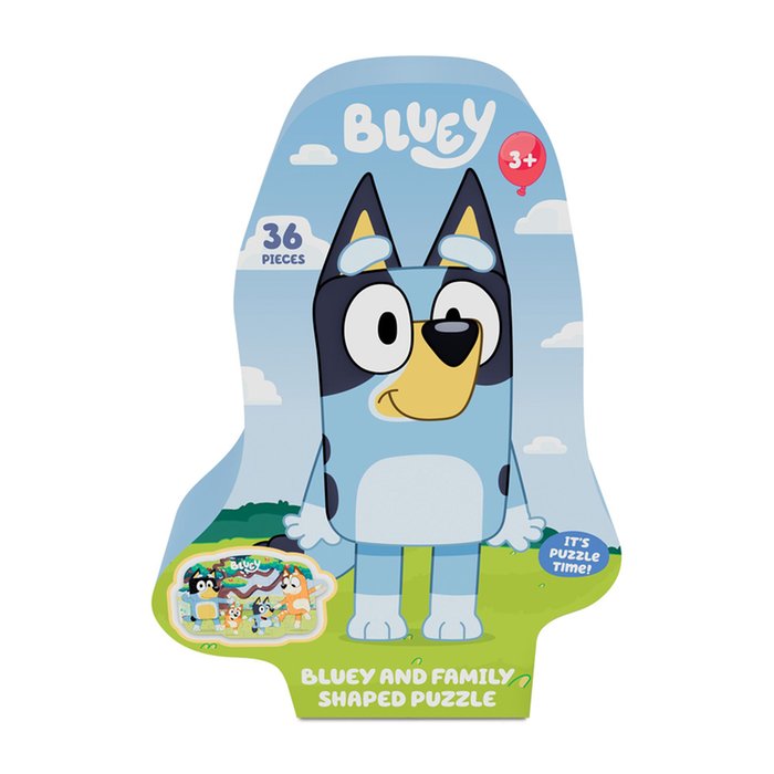 Bluey and Family Shaped 36 Piece Puzzle