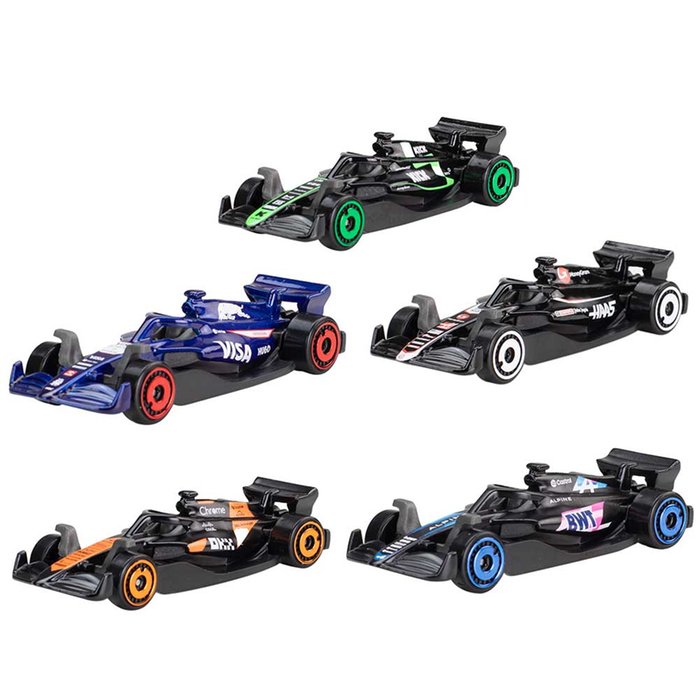 Hot Wheels Formula 1 Vehicle 5 Pack