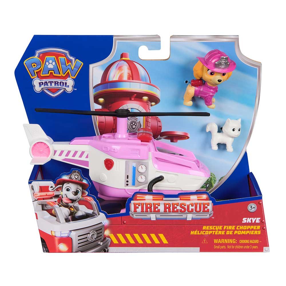 The Entertainer Paw Patrol Skye Chopper Helicopter Vehicle Fire Rescue