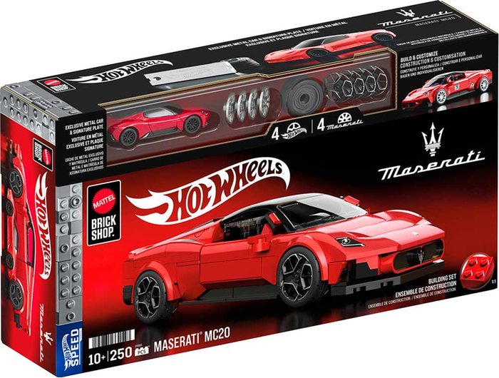Brick Shop Hot Wheels Maserati MC20 Construction Set