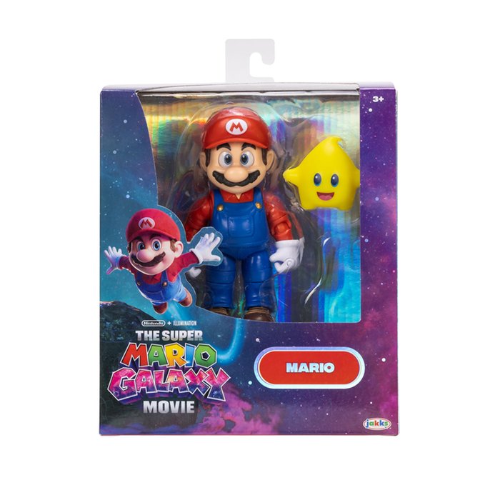 The Super Mario Galaxy Movie 5” Mario Figure with Luma Star Accessory